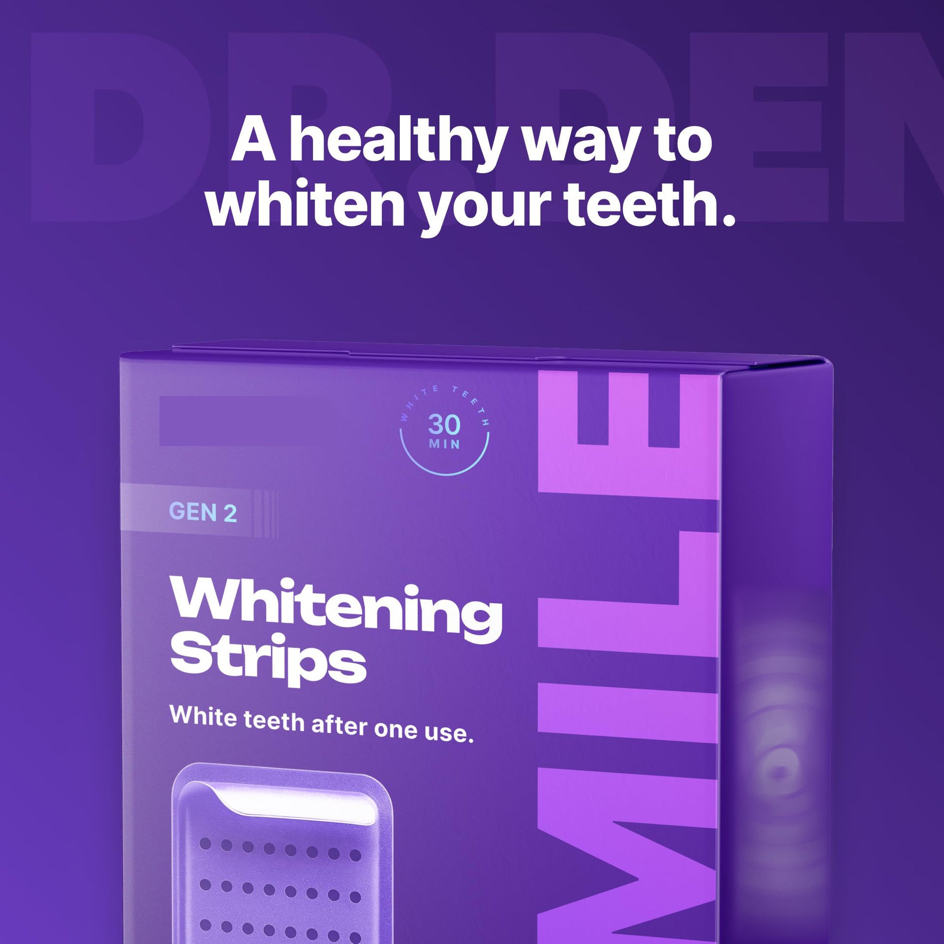 Purple Teeth Whitening Strips | Easy At-Home Stain Brightening